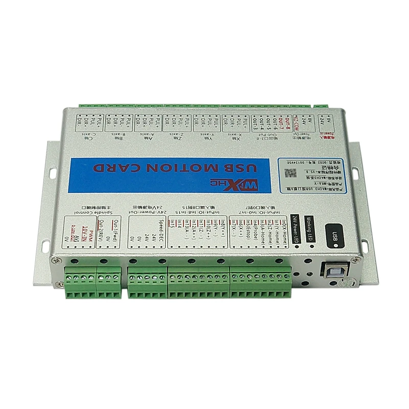 MACH3 USB motion control card Standard Board MK6 Wireless hand wheel 6-axis cnc controller