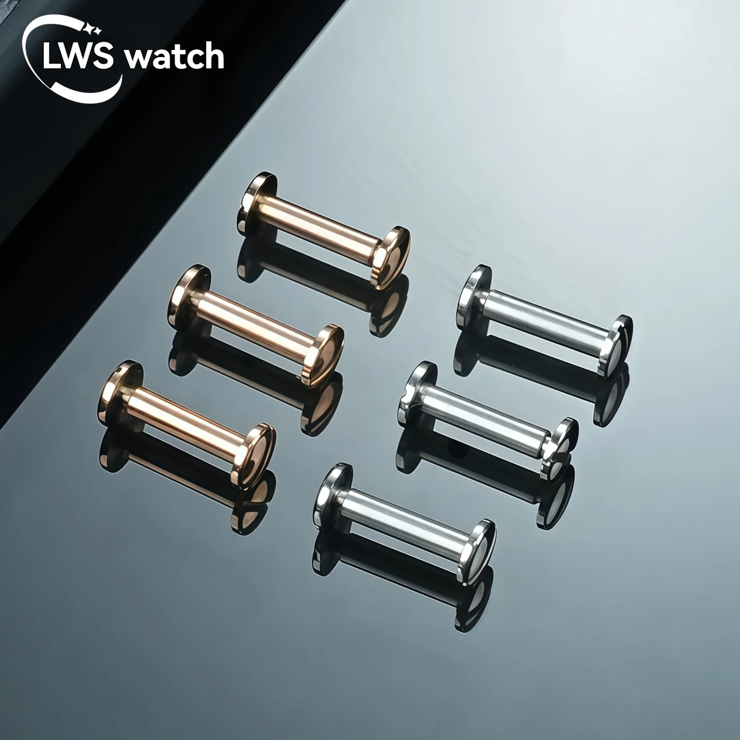 6 مللي متر ساعة المسمار ربط قضيب BZ30S ل بلغاري B-ZERO1 الشق حزام ساعة اليد صغيرة الحجم النساء سوار ربط قضيب الملحقات