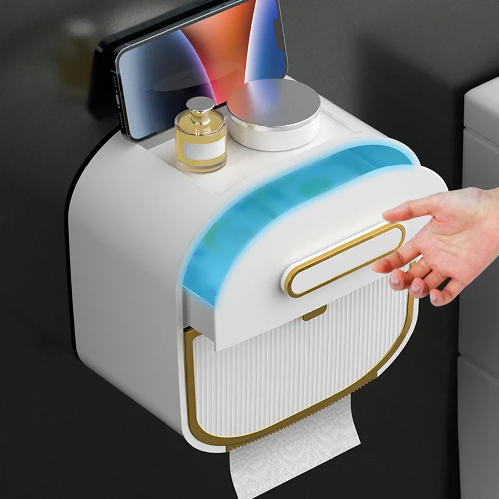 

Fitment Convenient Installation Tissue Storage Box Kitchen Sleek Design Tissue Storage Box Wear And Tear Resistant