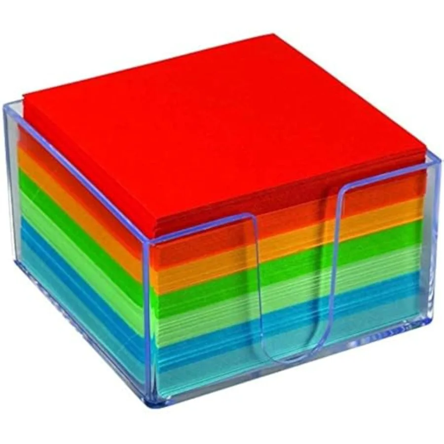 

Memo Cube, Assorted Colors Memo Pad 500 Sheets