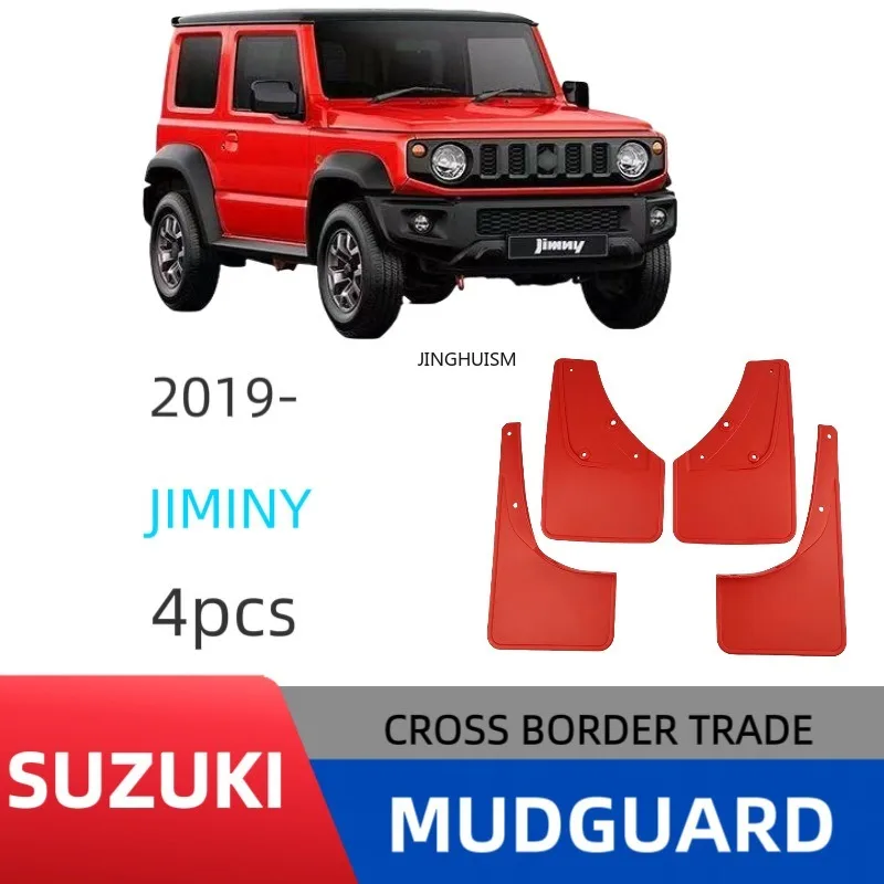 Mudguards FOR Suzuki Jimny 2019-2024 Auto Mud Flaps Exterior Styling Accessory ABS Plastic Anti Splash Mudguards Custom Fit