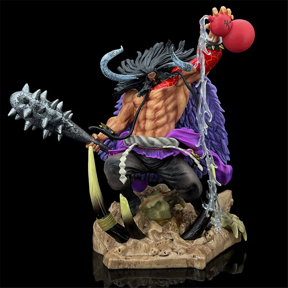 31CM Anime One Piece GK Kaido PVC Action Figure Beasts Battle Edition Game Statue Collectible Model Manga Toys Doll Gifts