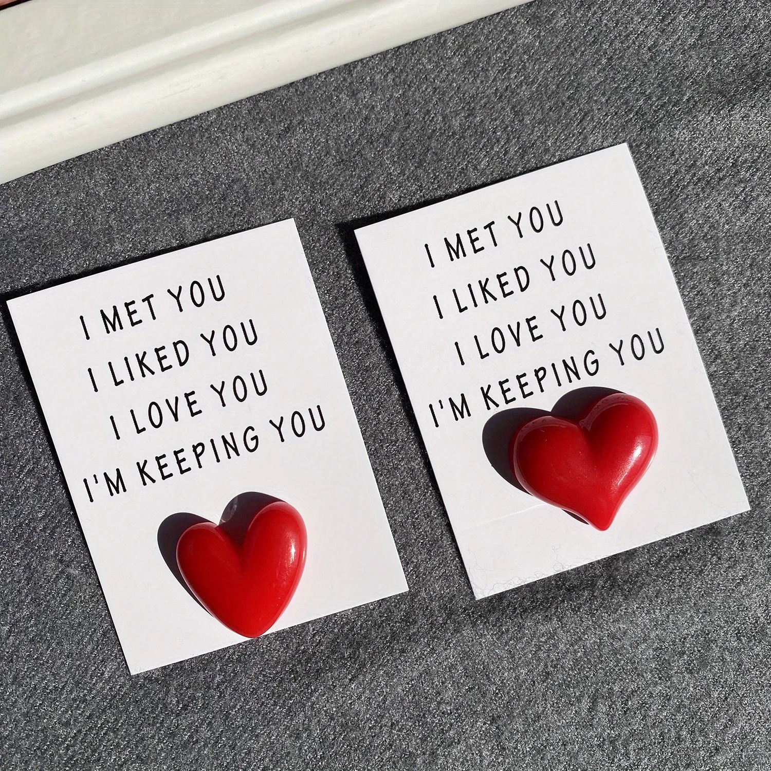 1pc, I Love You, I Am Keeping You Greeting Cards, Love Relationship Cards Gifts,  3D Anniversary Celebration,Pocket Hug Card