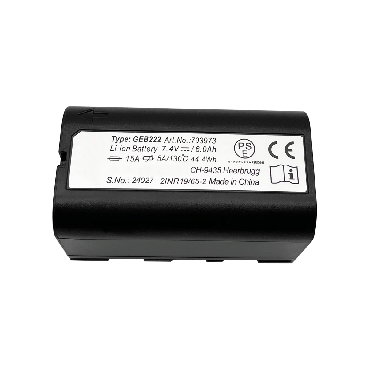 

New GEB222 battery For leica total station ATX1200 1230 GPS1200 GRX1200 Piper 100 200