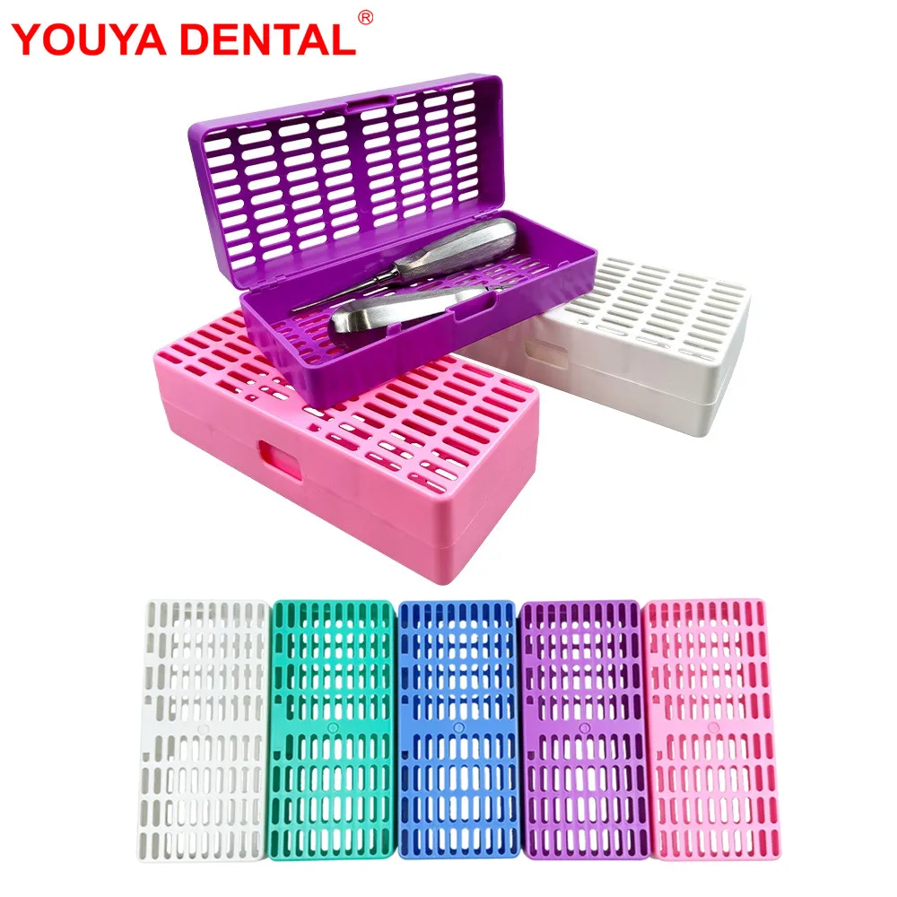 

Autoclave Dental Disinfection Box Instruments Organizer Sterilization Rack Cassette Dentist Pliers Forceps Case Holder Tray Tool