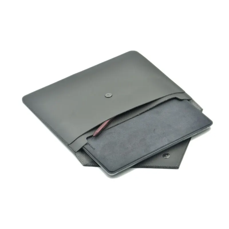 11 Inch Tablet Bag Case PU Leather 12.9 Sleeve For iPad Pro Air 10.9 9.7 Inch MatePad 11 Dual Pocket Envelope Style
