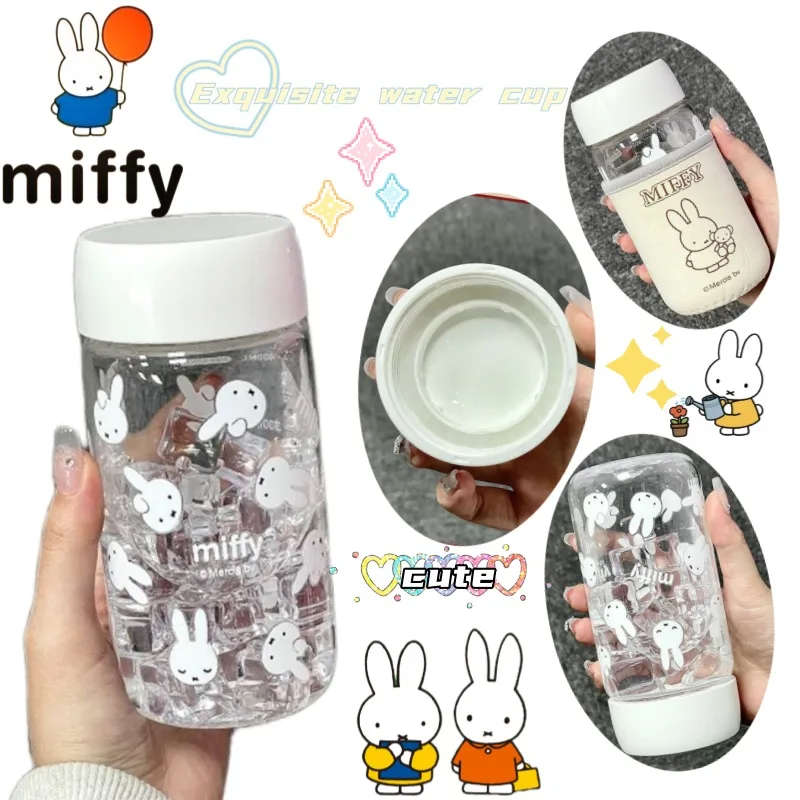 

Miffy New Creative Direct Drinking Cup, Cute Cartoon, Large Capacity, Exquisite Student High-Value Plastic Portable Water Cup