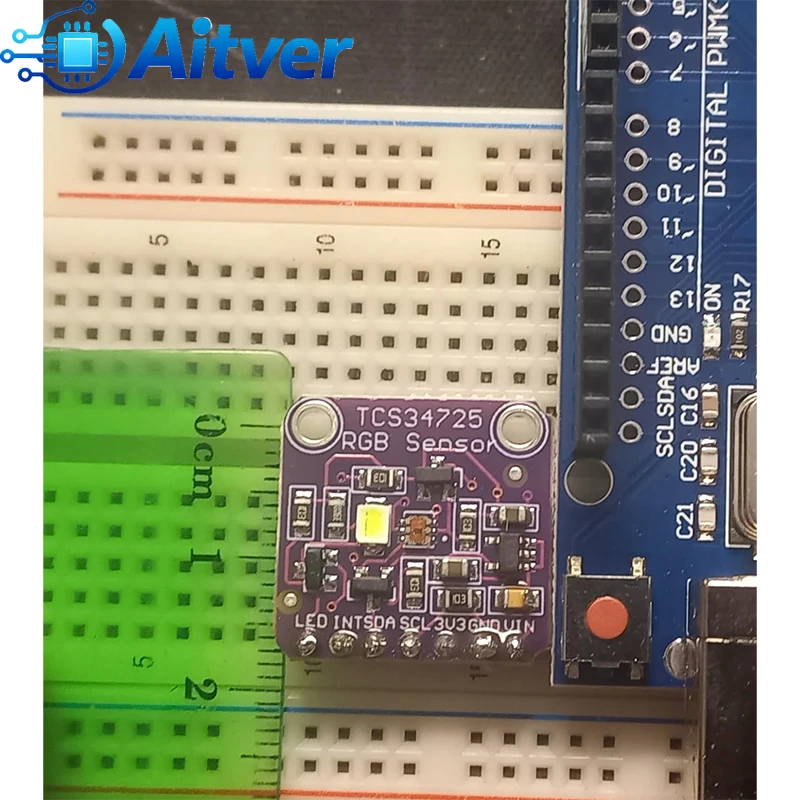 Moduł czujnika koloru TCS34725, detekcja RGB, płytka rozpoznawania światła I2C dla Arduino ESP32 STM32 — zdjęcie produktu 5