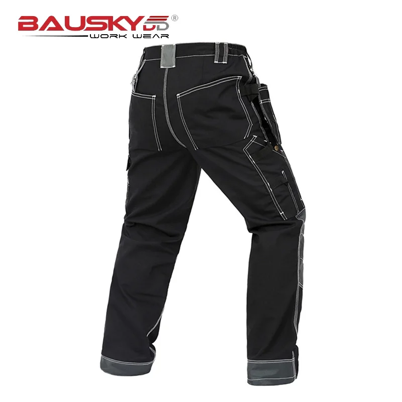 Polykatoen Werk Broek Mannen Elektricien Lange Werken Broek Voor Man Multi Pockets Cargo Broek Mannen Werkkleding Broek Voor Mannen