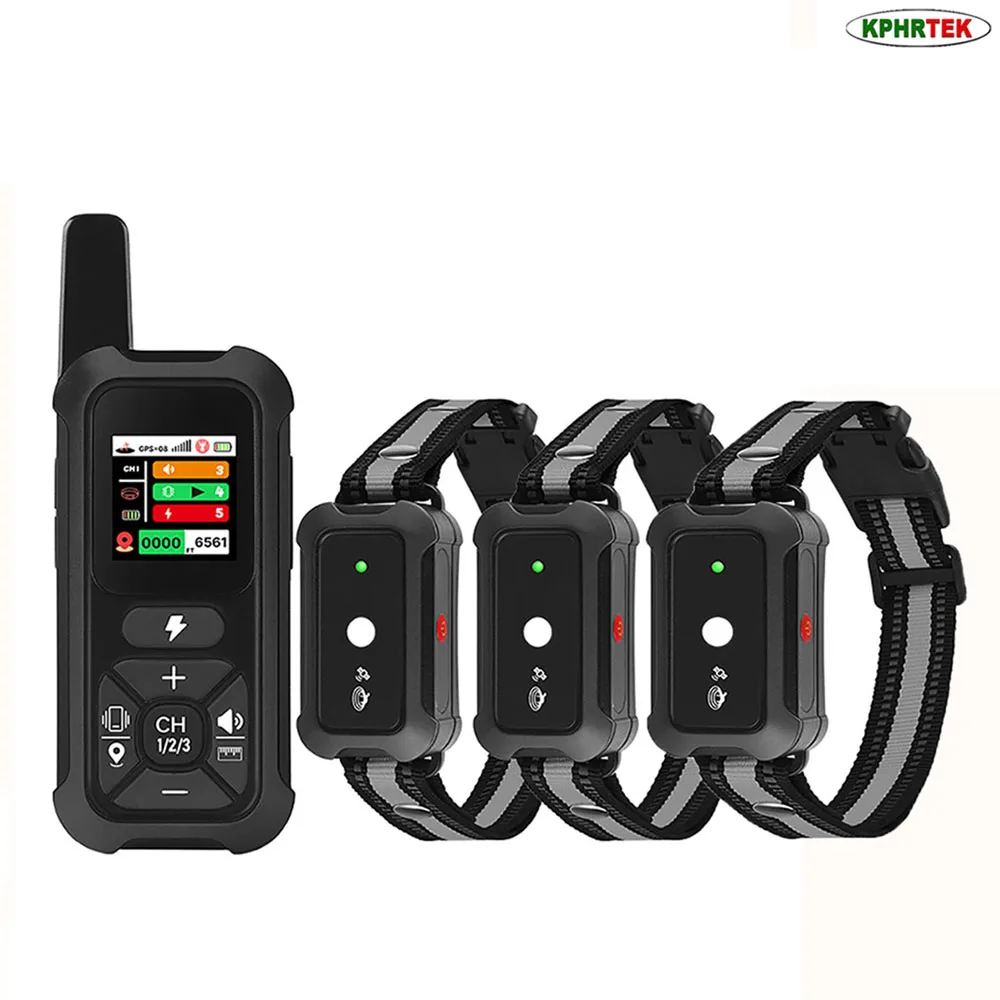 Picture 7: GPS Wireless Dog Fence with 2000m Adjustable Boundary LCD Screen Waterproof Rechargeable For 1/2/3 Dogs