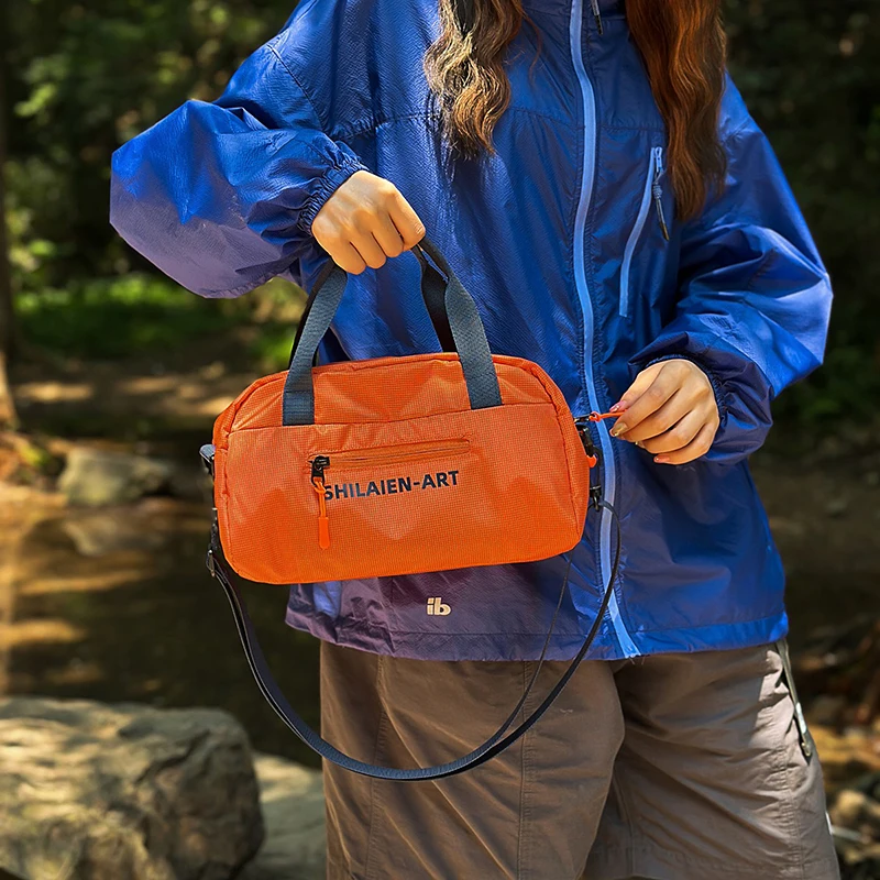 Outdoor Nylon Bowling Bag Lightweight Wear-resistant Crossbody