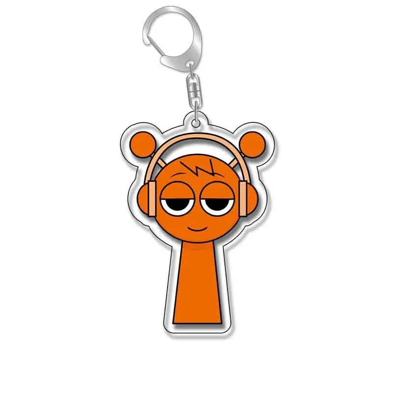 Acryl-Sprunki-Schlüsselanhänger für Accessoires Sprunki Oren Raddy Gray Brud Vineria Anhänger Schlüsselring Schlüsselkette Schmuck Geschenke für Fans – Detail 17
