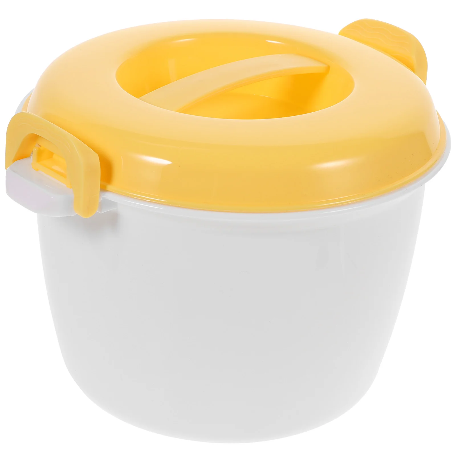 

4 Cup Microwave Rice Cooker Food Grade Plastic Multifunctional Kitchen Cooker for Rice Vegetables Noodle Cooking