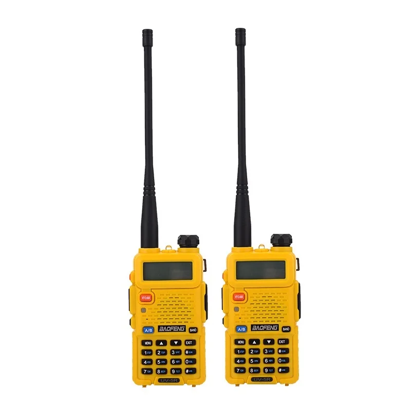 2022. NOWOŚĆ Walkie talkie UV-5R 2szt/lot dwukierunkowe radio uv5r 128CH 5W VHF UHF 136-174Mhz & 400-520Mhz