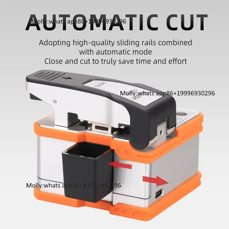 Q1S Automatic Fiber Cleaver with Built-in Illumination - Cable Cutting Tool for FTTH/FTTX Networks