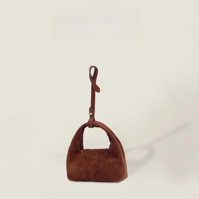 ambrogi-dumpling-key-holder-hanging-decoration-bag-leather-student-pure-color-stylish-keychain-bag-for-men-and-women