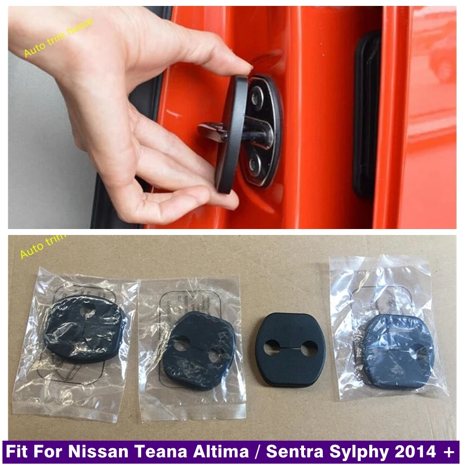 

Inner Door Lock Buckle Pad Guard Protector Cover Trim For Nissan Teana / Altima / Sentra Sylphy 2014 - 2024 / Leaf 2018 - 2024