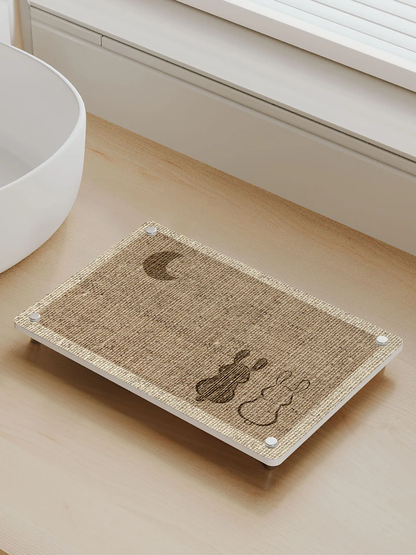 

Japanese Wabi-Sabi Sle Kitchen Sink Mat Dia Mud Absorbent Pad Batoom Handwaing Pool Drain Mat Square Home Use Rug