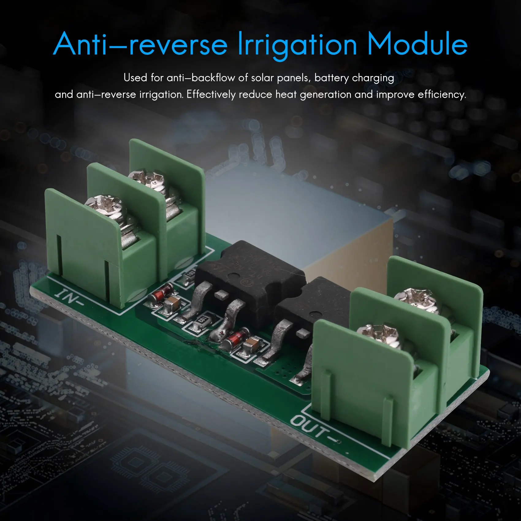 Solar Anti-Terugstroom Perfecte Diode Constante Stroom Voedingsmodule Batterij Opladen Anti-Reverse Irrigatie Module