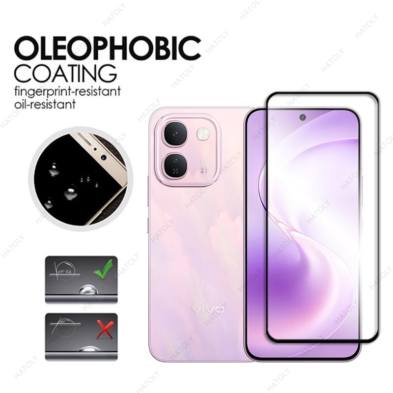 For vivo S2 FE Black Edge Protective Film For vivo V80 Lite 5G Global Glass Screen Protector For iQOO Z11S Camera Lens Protector