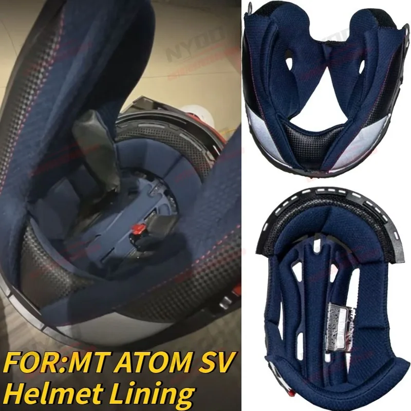 Motorcycle Helmet Lining Flip Type Helmet Suitable for All Seasons Comfortable and Breathable Suitable for MT ATOM SV