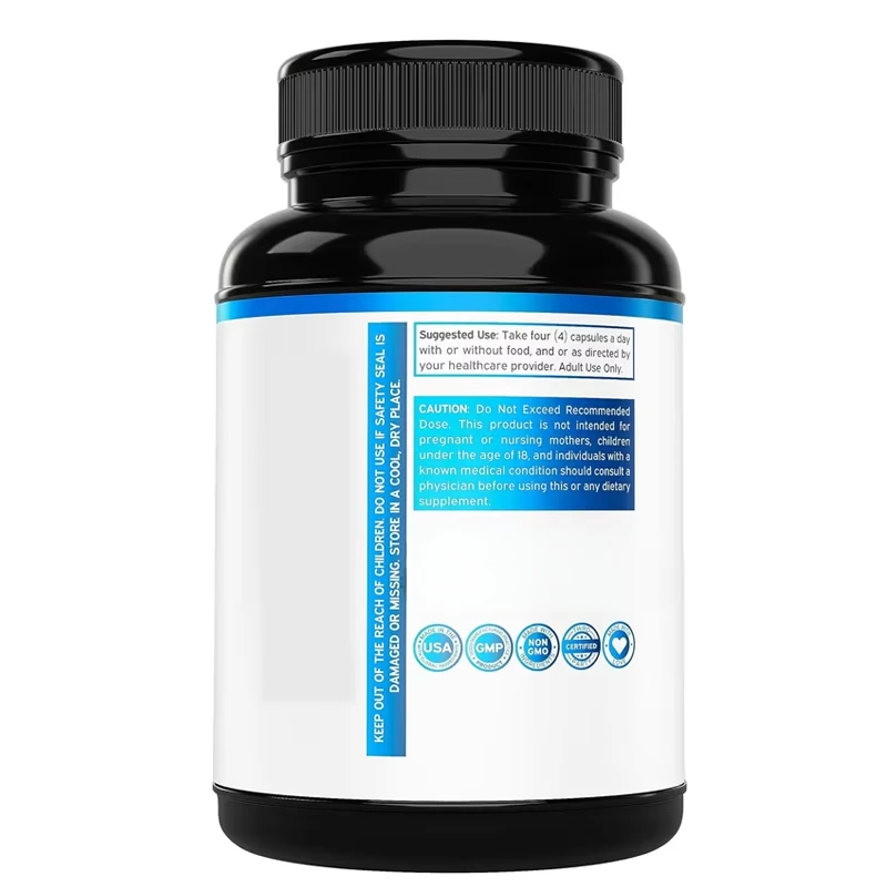 3000 milligrams of L-citrulline supplement (60 vegetarian capsules) - Endurance, exercise performance - Men's supplement-