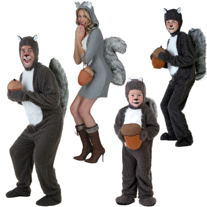 

Squirrel Cosplay Children's Day Halloween Cosplay Cute Squirrel Animal Clothing Stage Performance Cosplay Carnival Party Cos