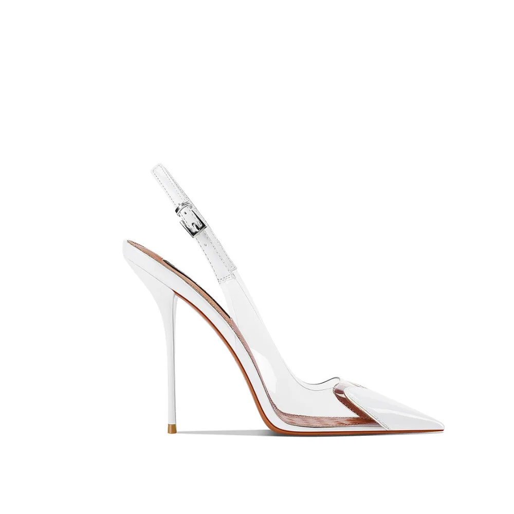 2026 Spring Summer Pointed Toe Stiletto Heels Women Sexy Closed Toe Sandals New