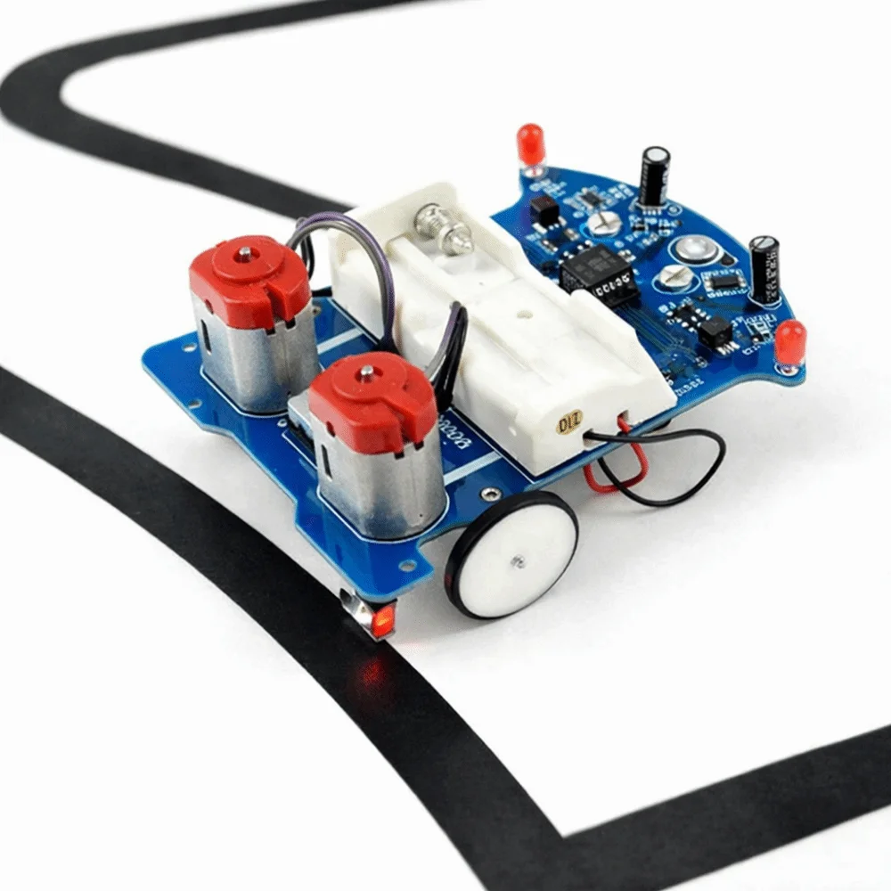 Intelligent Tracking D2-5 Intelligent Tracking Car DIY Kit Smart Patrol Tt Motor Assembly Smart Car Kit Practice Soldering