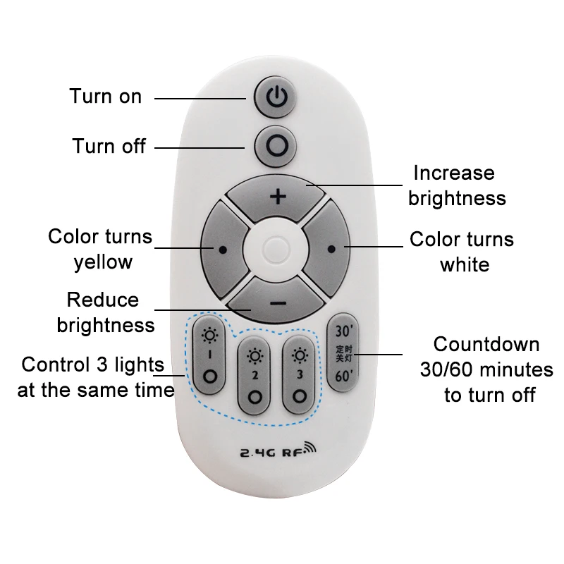 Controle Remoto Dimmable Aquarium LED Light, Decoração do tanque de peixes, Spotlight, Plantas crescem, Tartaruga, Répteis, 110V, 220V, 3W, 5W, 7W