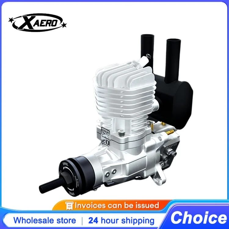

EPHIL X-20cc-R Rear Exhaust Gas Engine, 2-Stroke Single for Sport Scale RC Aircraft