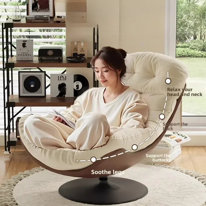 Factory Multi-functional Single Lazy Sofa Rotating Backrest Chair Can Sit And Lie Down Lazy Chair Casual Lazy Rocking Chair