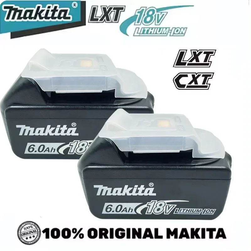 

Makita 18v Battery With Charger Rechargeable Lithium Ion for DDF487 BL1880 BL1860B LXT400 Power Tool Makita 18 v Battery