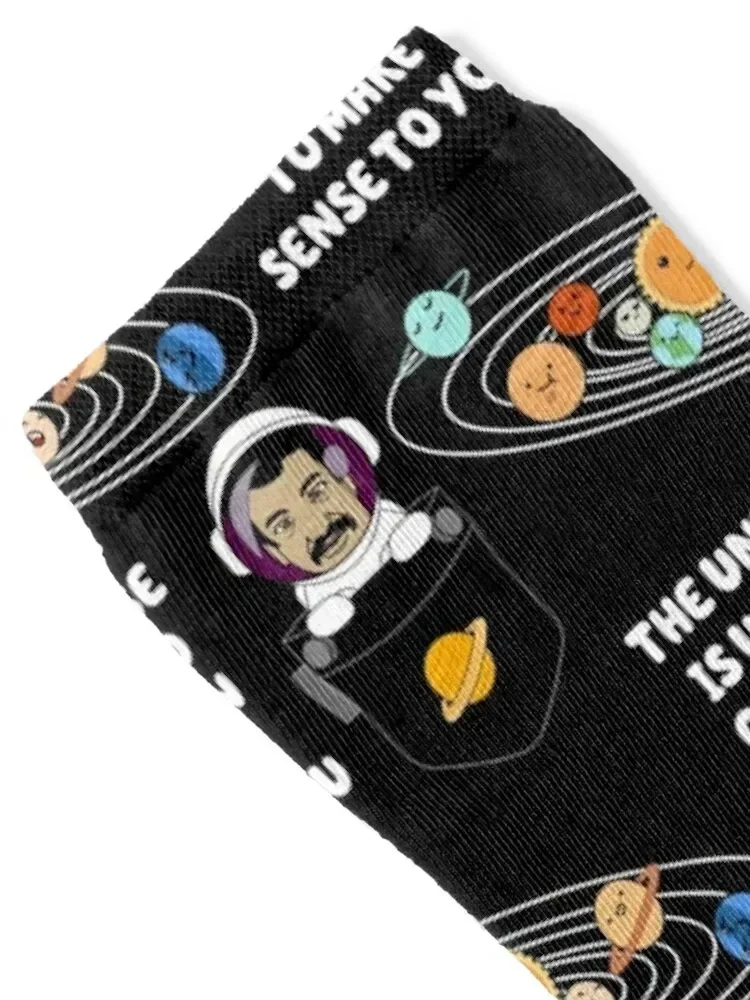 Pocket-Size Universe: Neil deGrasse Tyson's Cosmic Communique Socks retro ankle winter Designer Man Socks Women's