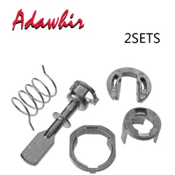 2set 6K3837223A FRONT LEFT RIGHT DOOR LOCK BARREL REPAIR KIT 5PCS FOR SEAT CORDOBA IBIZA 6K1 CORDOBA 6K2 6K5 6K1