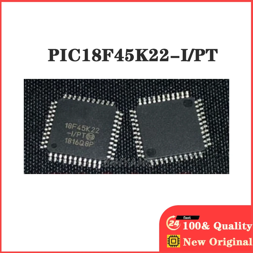 10pcs/lot PIC18F45K22-I/PT PIC18F45K2 TQFP44 New Original Stock IC Electronic Components