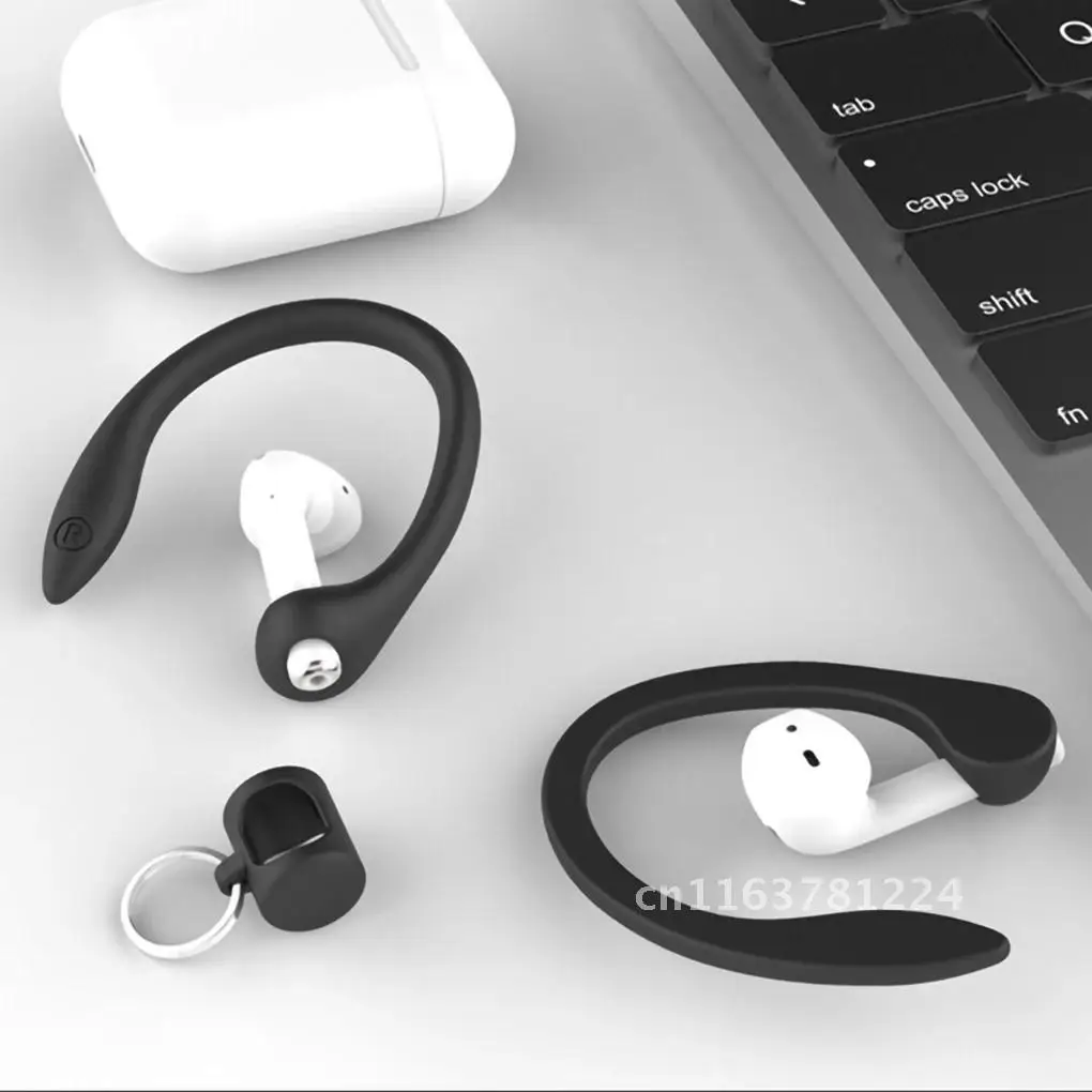 

1Pair Silicone Earphone Ear Hooks For AirPods Accessories Case Wireless Earphone Protector Earhooks Sports Anti-lost Ear Hook