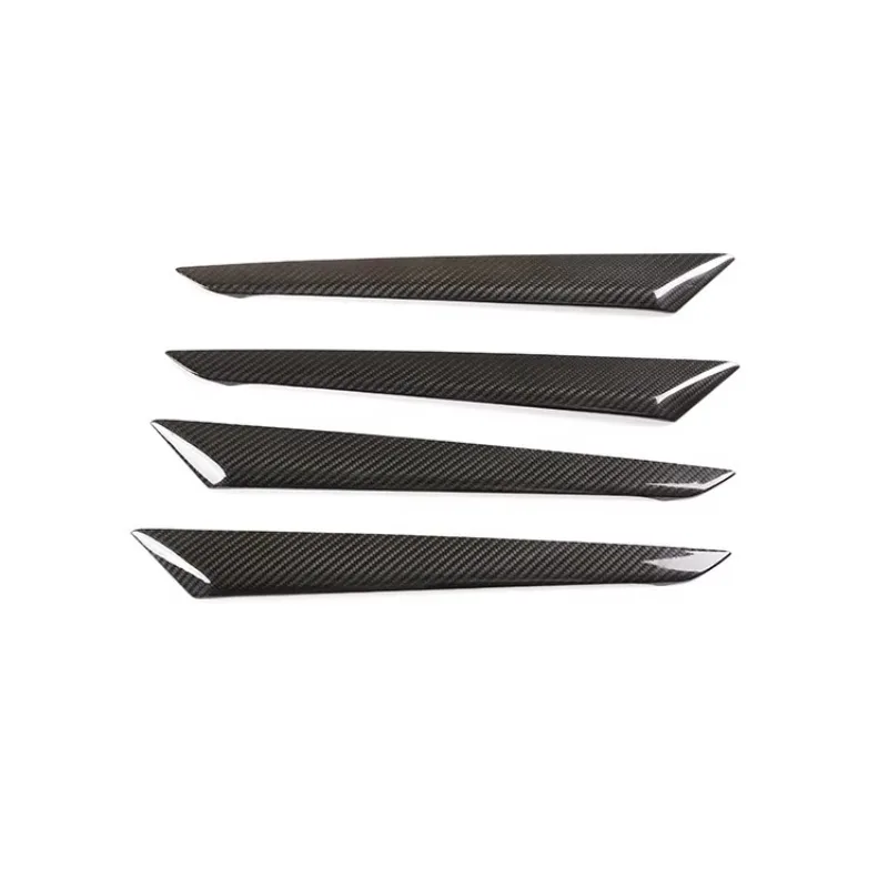 Dry Carbon Fiber Auto Interior Decorative Door Panel Trims for 2014-2019 Maserati Ghibli