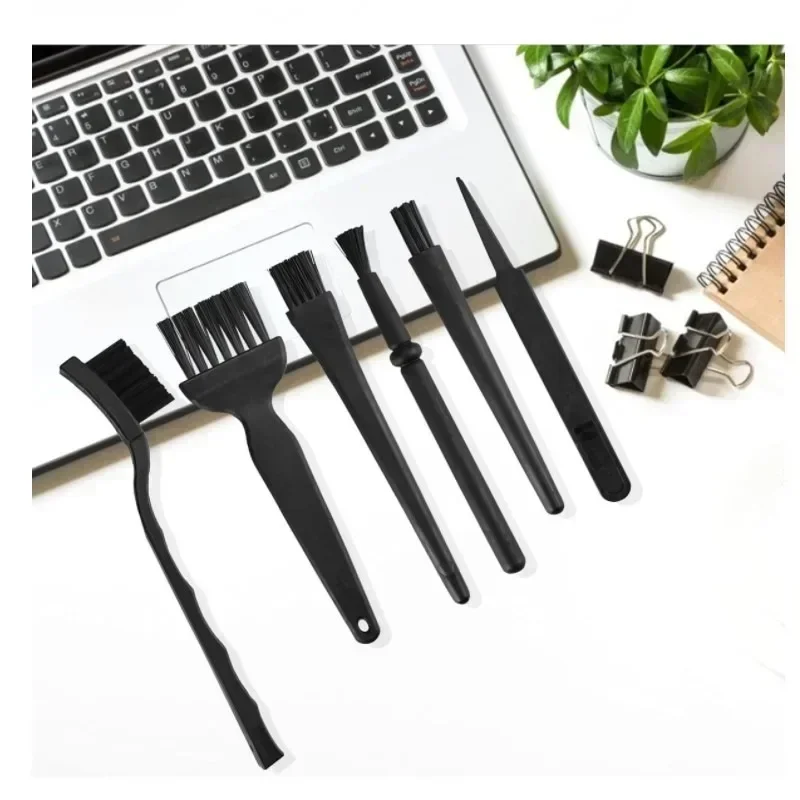 

6 In 1 Professional Laptop Keyboard Cleaning Kit Portable Anti Static Brush for Phone Tablet Pcb Bga Repair Cleaning Work