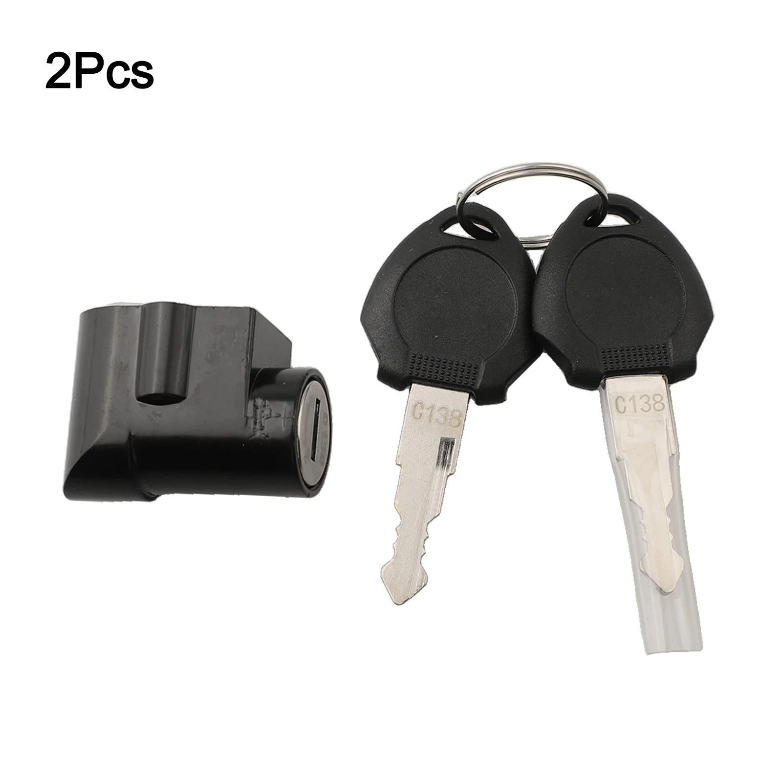 Battery Case Lock With 2 Keys Replacement Fit For Polly Electric Bicycle Battery Case Lock With For Ignition On/Off Key 19mm