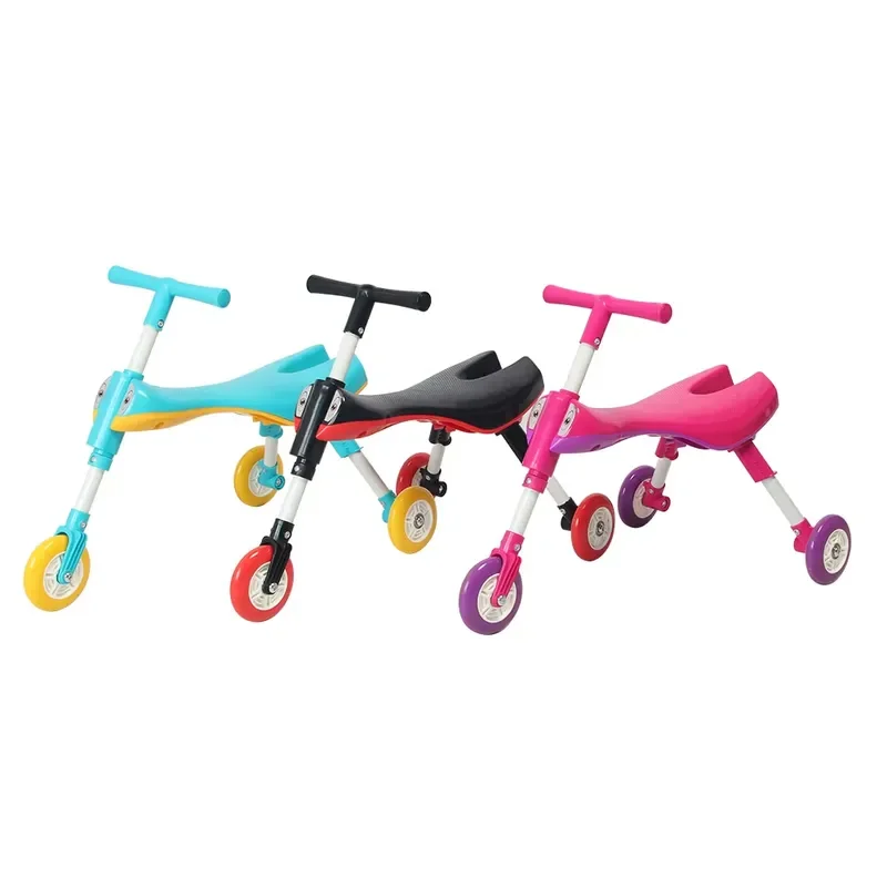 3 Wheel Foldable Balance Tricycle for Kids Ride On Toy Toddler No Pedal Bike Indoor Outdoor Baby Walker Trike Mantis Style view 6
