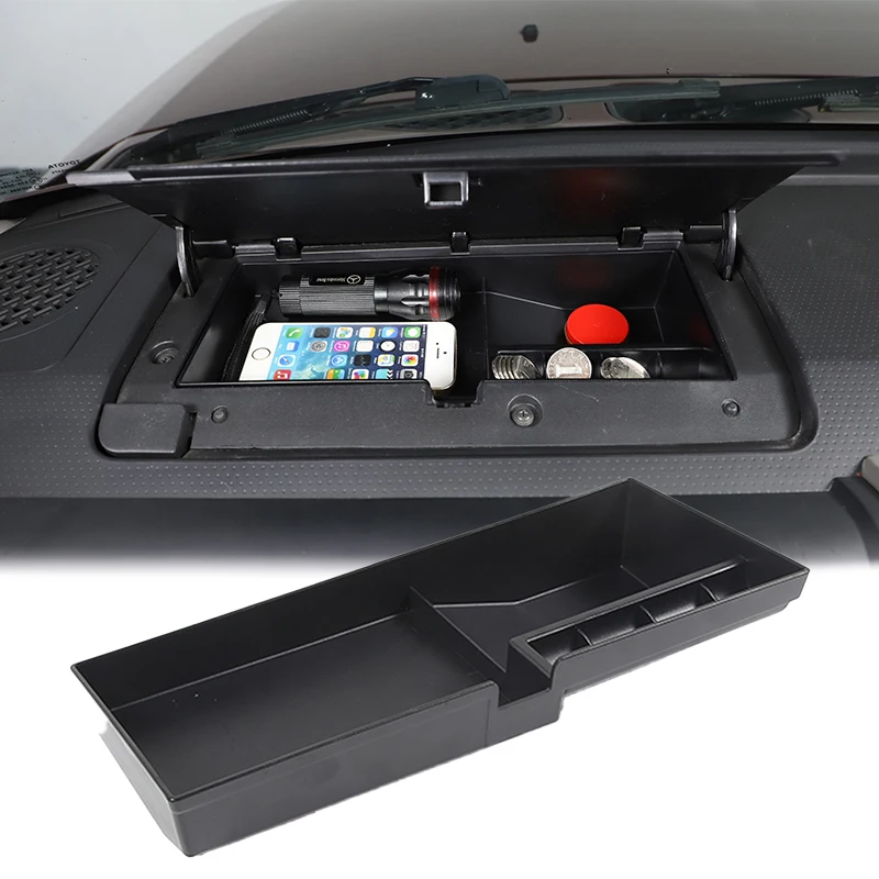 Car Dashboard Storage Box Tissue Glasses Key Phone Storage Tray For Toyota FJ Cruiser 2007-2021 Auto Stowing Tidying Accessories