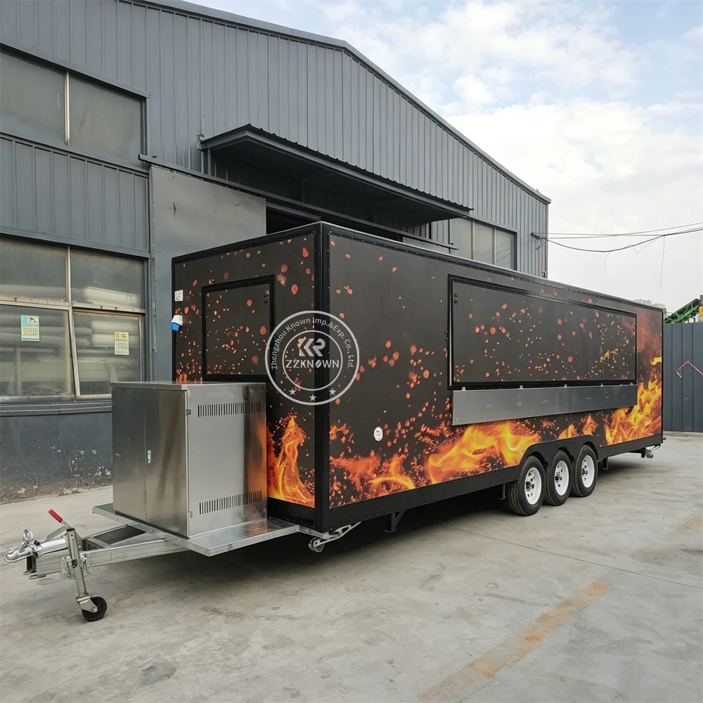 Portable Mobile Food Truck Cus - огляд і ціна Commercial Kitchen Vendor