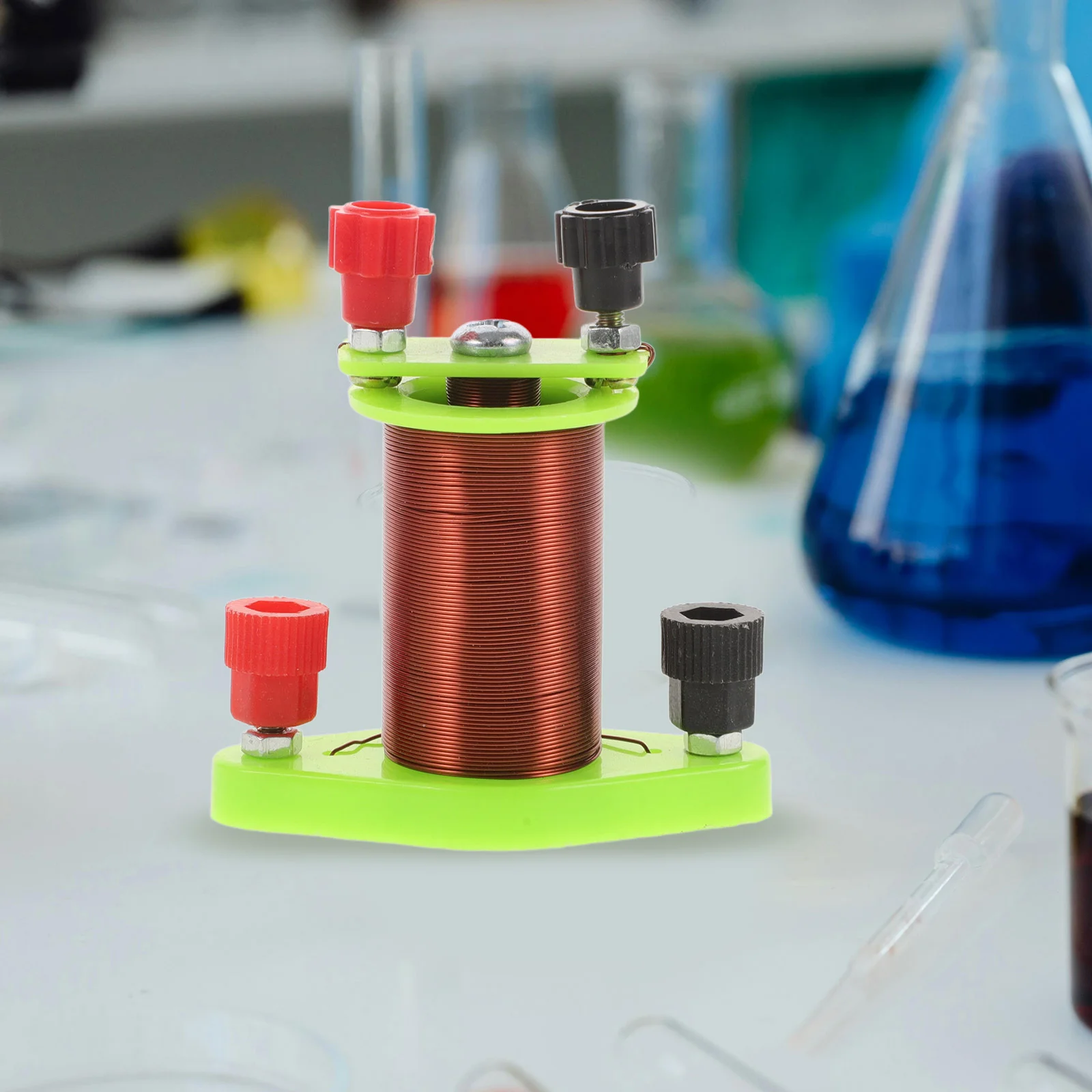 Electromagnetic Sensor Solenoid Coil Teaching Instrument Plastic Metal Experiment Physics Tool