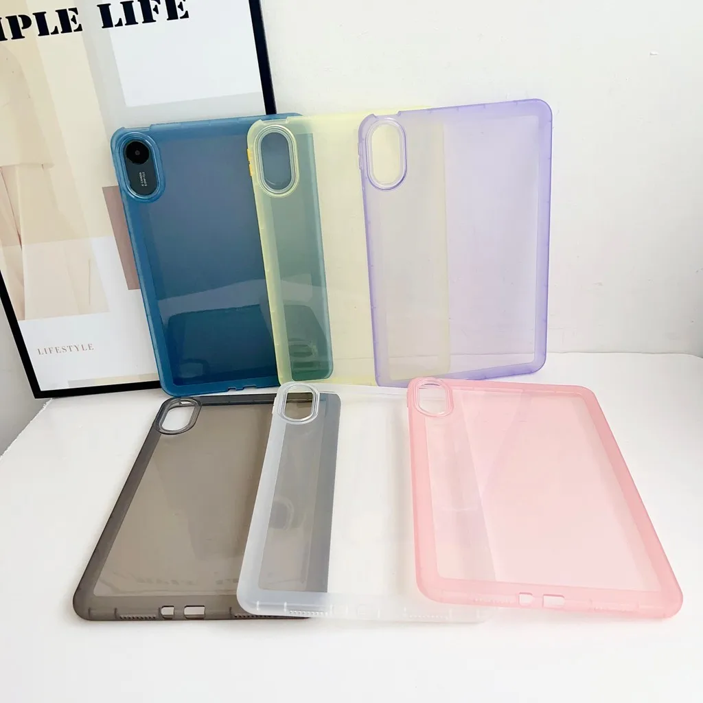 

Мягкий чехол из ТПУ для Xiaommi Redmi Pad 2 11 дюймов 2025 K Pad 8,8 2025 SE 11 8,7 Xiaomi Pad 7 7Pro 6 6Pro 5 5Pro Светлый цветной чехол