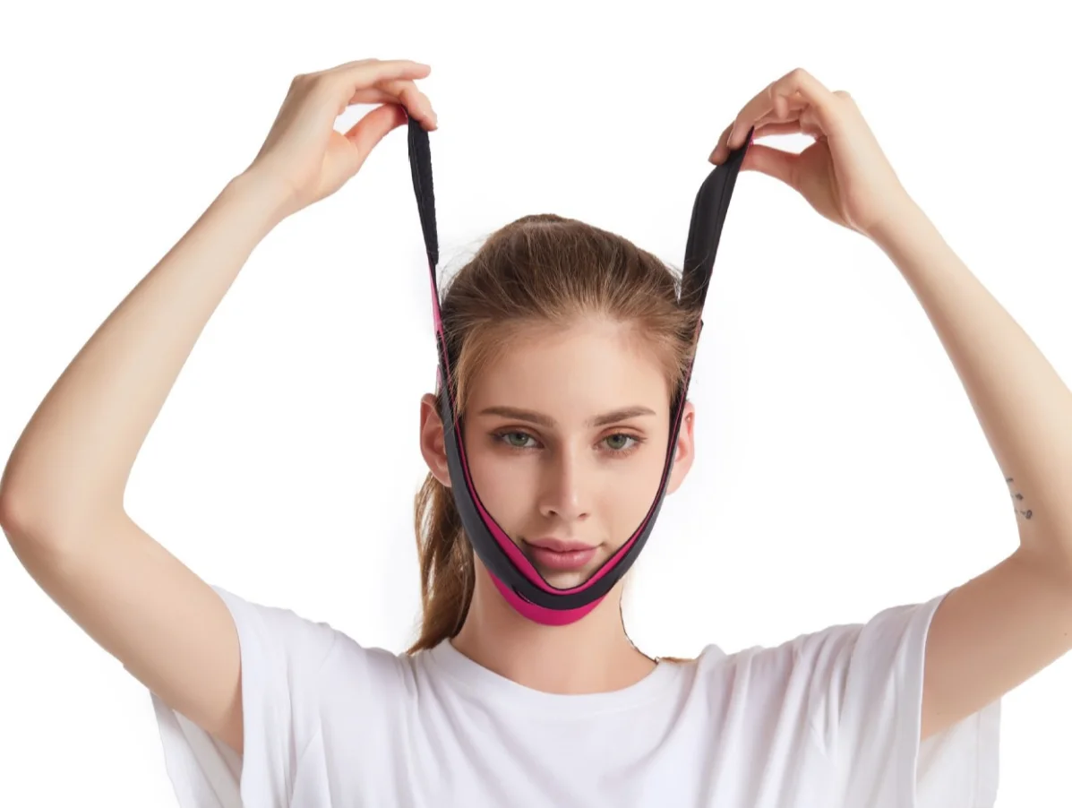 قناع رفع نحيف على شكل V للنساء ، حزام الوجه ، أداة التجميل ، الخد ، YS0007 #4