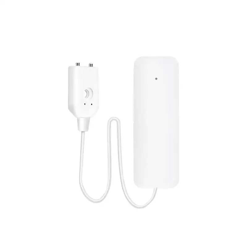 Tuya WiFi เซ็นเซอร์น้ํารั่วน้ําท่วมน้ํารั่วนาฬิกาปลุก Smart Home Automation ที่อยู่อาศัยความปลอดภัยป้องกัน Smart Life App