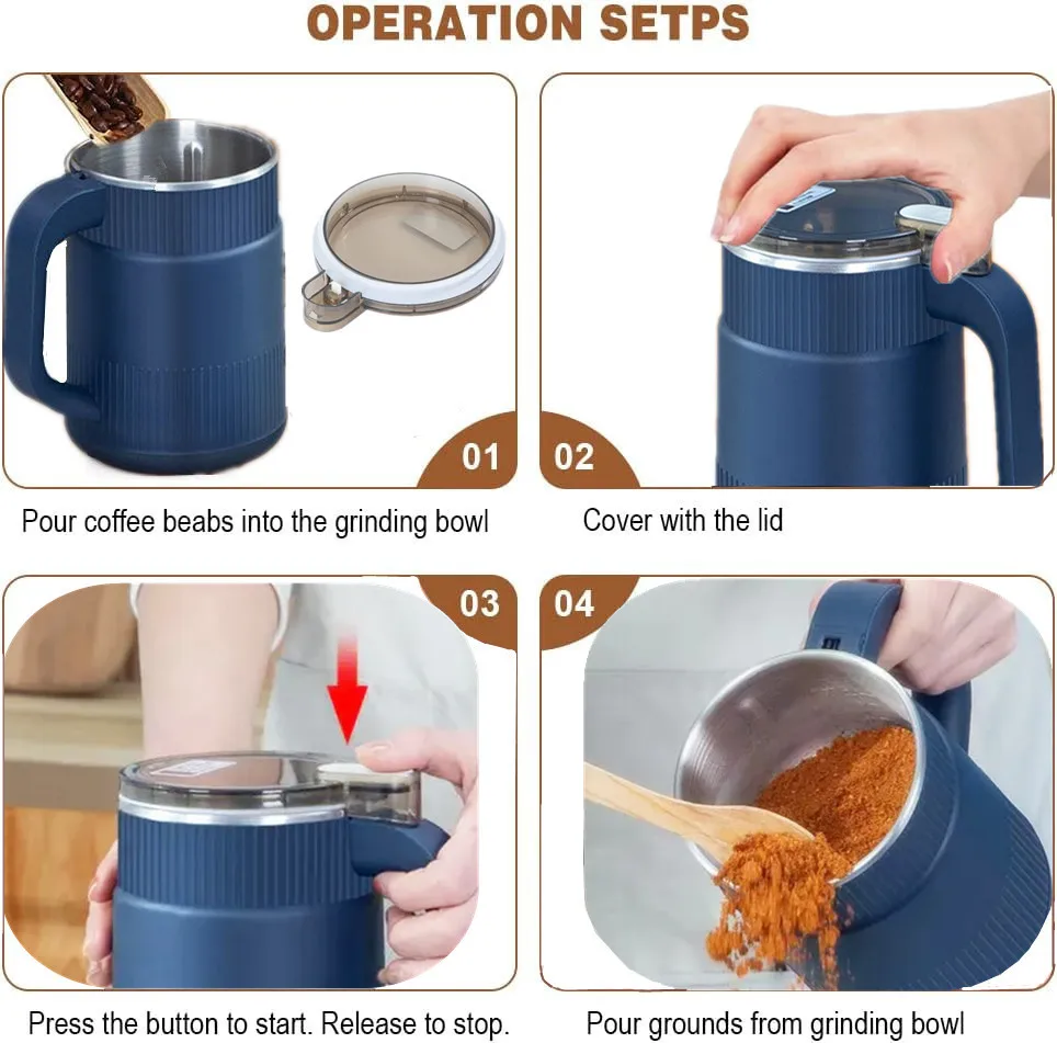 Coffee Grinders Mills Grinder Household Small Powder Machine Ultra-fine Grinder Electric Grain Crushing Kitchen Tools