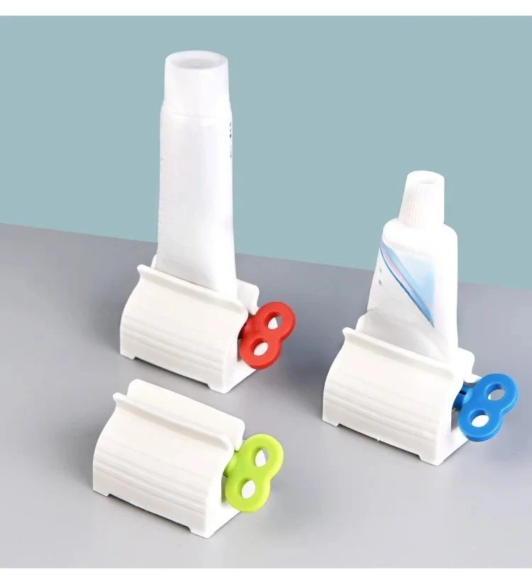 Toothpaste Tube Clip-on Squeezer Facial Cleanser Manual Press Squeezing Toothpaste Companion Multifunctional Bathroom Supplies