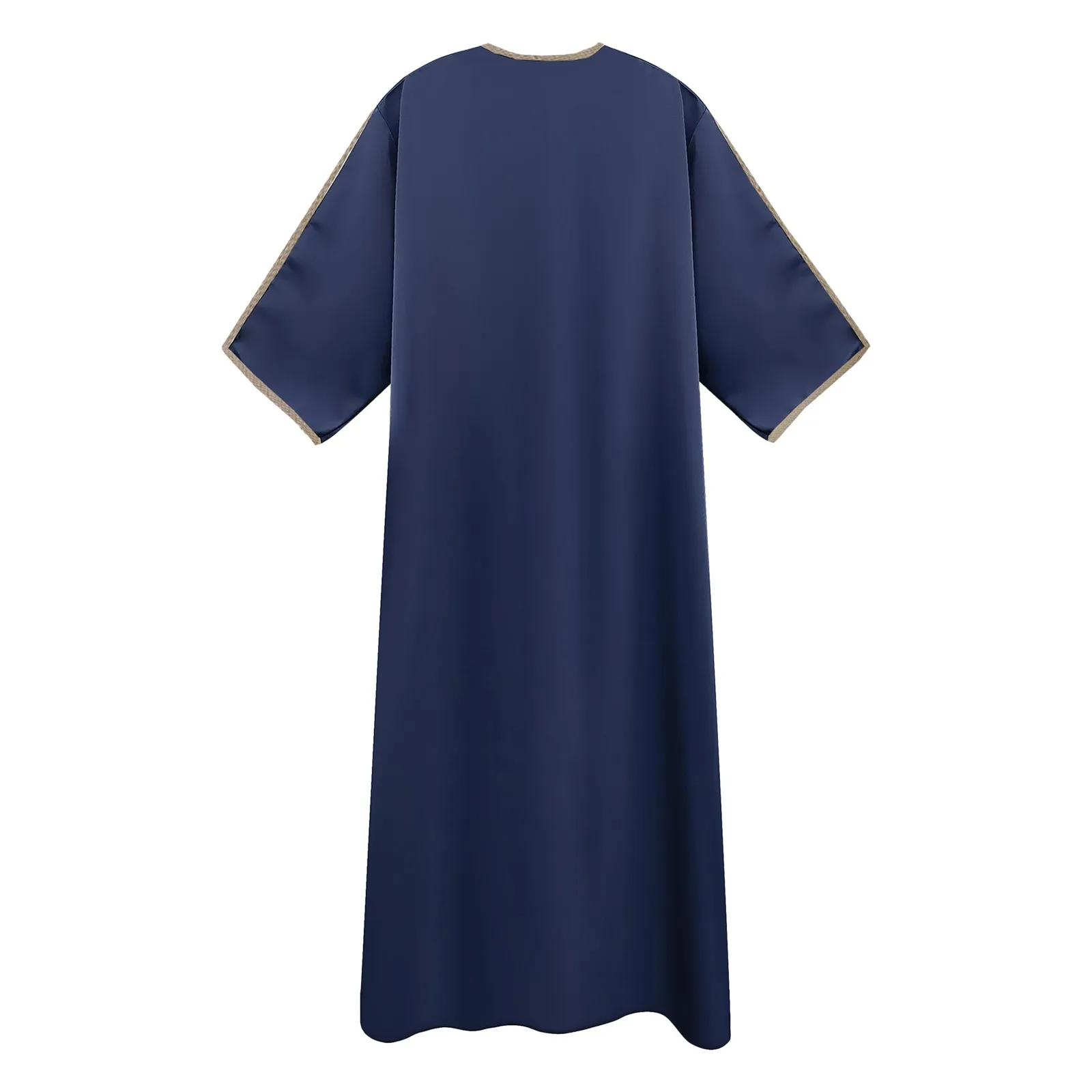 Nuovo 2024 musulmano Jubba Thobe vestiti uomo felpa con cappuccio Ramadan Robe caftano Abaya Dubai turchia abbigliamento islamico maschile Casual allentato Robe